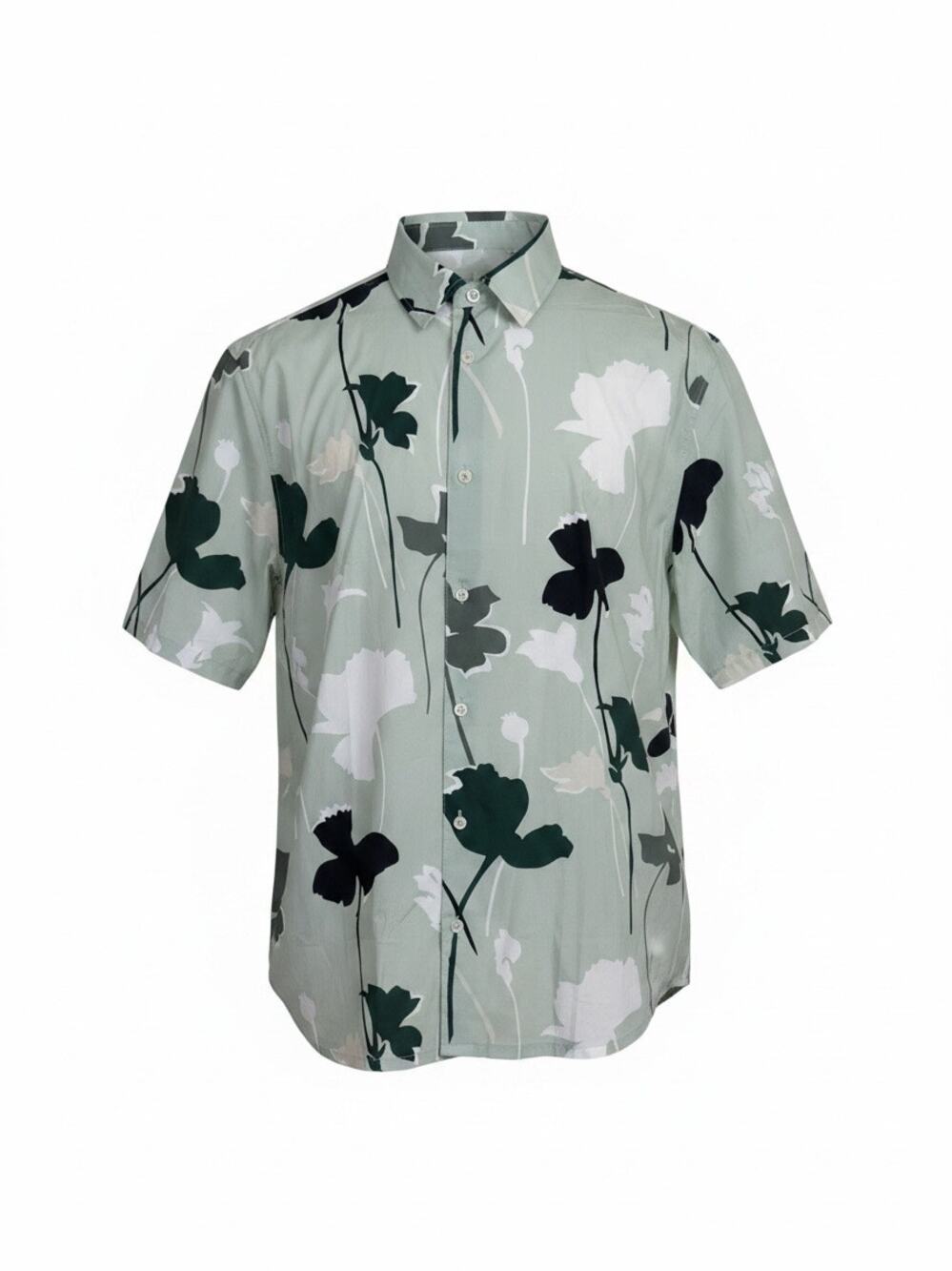 Ted Baker London Men Rossvill Light Green Short Sleeves Shirt Size 7(XL) - NWT